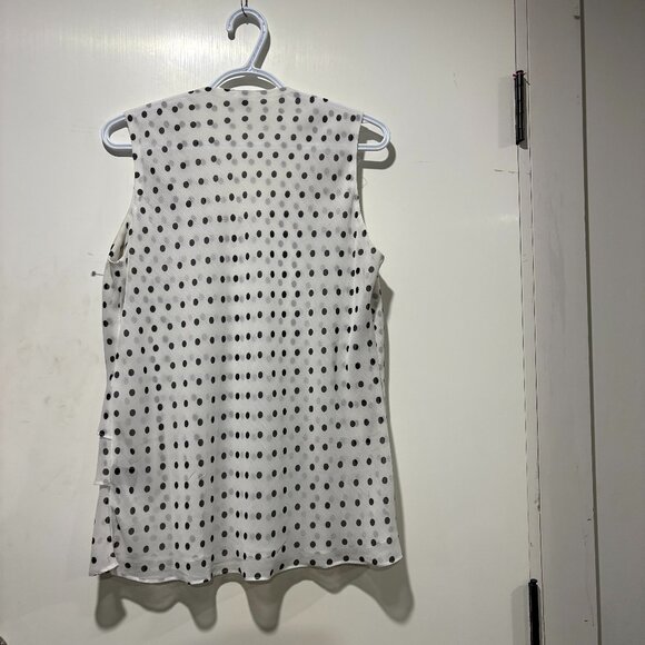 Milano Blouse for women Large Black and white in color - Picture 2 of 3